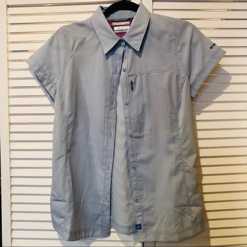 Columbia Blue Button Down Shirt